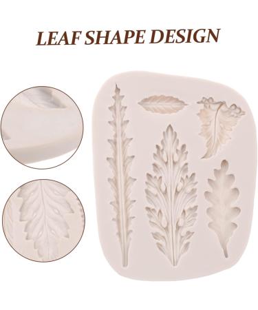 Alipis 4 Pcs Leaf Mold Baking Cakes Molds Candle Decor Candy Mold Xmas Fondant Molds Resin Molds Palm Multi-Function Fondant Mold Soap Silicone Molds DIY Clay Silica Gel White Small Cake - Buy Online on GoSupps.com
