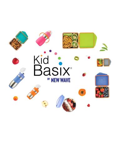 Kid Basix Safe Sippy Stainless Steel Cup - Round Spout, BPA Free, 11 oz - Blue | Dishwasher Safe for Babies/Toddlers on-the-go - Buy Online on GoSupps.com