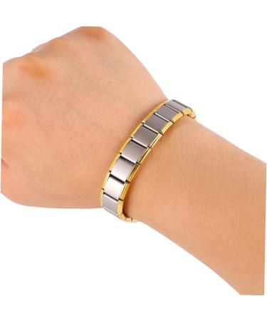 Buy 1pc Magnetic Bracelet for Carpal Tunnel Relief - Hematite Bangle & Stainless Steel Anklet Jewelry for Men - Buy Online on GoSupps.com