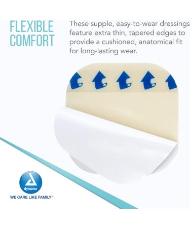 Dynarex-3018 Hydrocolloid Dressing 4x4 Extra Thin - Pack of 12/10/Cs - Buy Online on GoSupps.com