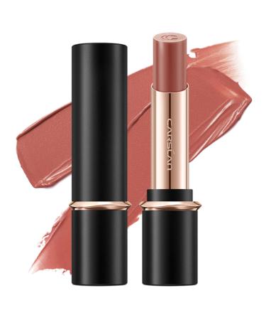 CARSLAN Matte Vegan Lipstick  Highly Pigmented  Cruelty-Free Lip Makeup with Moisturizing Creamy Formula Featuring Vitamin E and Castor Seed Oil  M06(Mini) M06(Mini  1g)