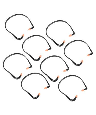 Balacoo 8pcs earplugs Banded Shooting Ear Plugs Ear Plugs for Swimming Ear Plugs for Work Reusable Banded Ear Plugs Silicone Ear Calmer Ear Plug Ear Hearing Airplane tab Student