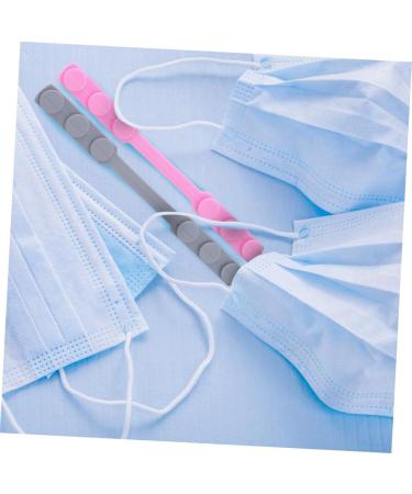 Minkissy 12 Pack Adjustable Silicone Mask Clips - Reusable Ear Hooks for Face Covering Hearing Protection & Mask Accessories - Buy Online on GoSupps.com