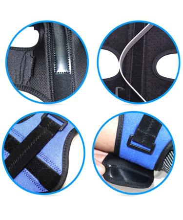 Adjustable Plantar Fasciitis Splint - Fashionable & Supportive Night Support for Right & Left Foot | Breathable Stretching - Buy Online on GoSupps.com