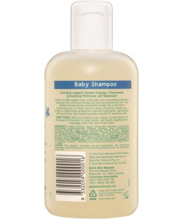 Gaia Skin Naturals Baby Shamp Natural - 8.4 oz - Buy Online on GoSupps.com