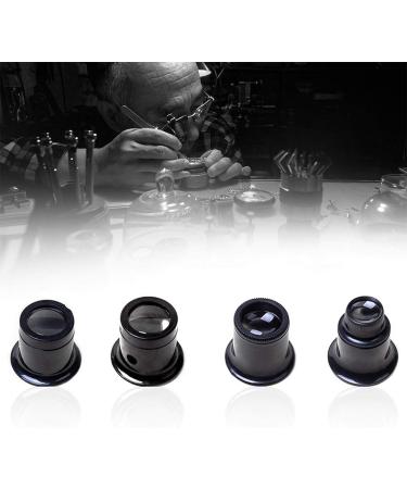 Portable Jewelers Loupe Monocular Magnifier Set - 5X 10X 15X 20X Magnifying Glass for Jewelry Repair & Experimental Tools - Buy Online on GoSupps.com