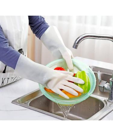Kitchen Dishwas Clothes Duble Wear side Dishwas Plastic Cleang Apron Set for Women with Pockets Clear - Buy Online on GoSupps.com