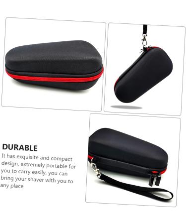 Buy Minkissy Electrical Trimmer & Storage Pocket Hard Shell Case Suitcase Set for Men - Portable Electric Shaver & Travel Organizer Bag 17.5x7x7cm - International Shipping Available - Buy Online on GoSupps.com