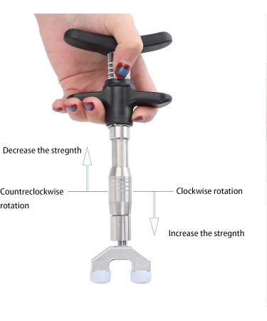 Chiropractic Adjustment Tool - 6 Head Manual Vertebral Massager for Scoliosis & Thorax Correction (Silver) - Buy Online on GoSupps.com