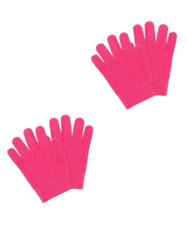 FRCOLOR 2 Pairs Night Moisturizing Gloves Cotton Gloves for Sleeping Enhancing Sleeping Gloves Dry Hands Womens Glove Lotion Gloves Cosmetic Gloves Womens glives Miss Skin Care Set Soft