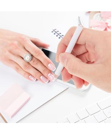 Healifty 30pcs Absorb White Pencil Nails Tools 2- In- 1 Nail Whitening Pencils Wood Pen Crayon Ballpoint Pen - Buy Online on GoSupps.com