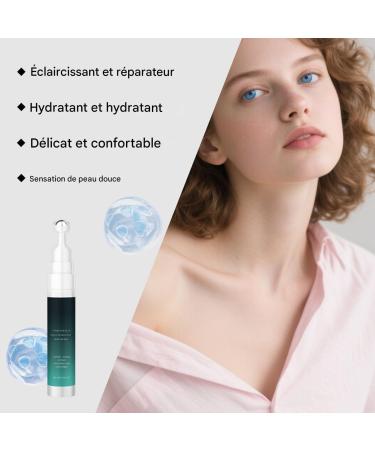  Chaies Eye Contour Roller Liquid - 10ml Moisturizing Eye Contour Roller Solution | Facial Care for Home Travel Morning Night Spa | For Day Night Outdoor Indoor Travel Spa Beach - Buy Online on GoSupps.com