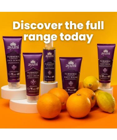 Ayumi Turmeric & Shea Butter Face Cream Vegan and Cruelty Free Dermatologically Tested 1 x 100ml - Buy Online on GoSupps.com