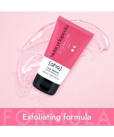 Skincyclopedia 5% Glycolic Acid Face Wash and Pore Minimizer - AHA and PHA Face Wash Gel for Dark Spots Blackheads Blemish and Acne Prone Skin - Deep Pore Cleanser for Normal to Oily Skin 150ml - Buy Online on GoSupps.com