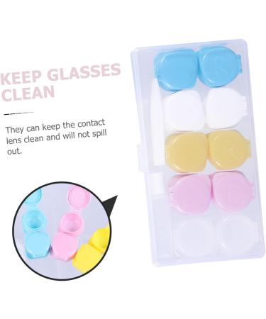 JECOMPRIS Portable Contact Lens Container - 2 Pack Travel Case for Cosmetics & Care | Ideal for International Shipping - Buy Online on GoSupps.com