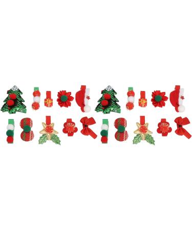 Canlierr Glitter Christmas Hairpins Comfortable Fashionable Accessory Ideal for Holiday and Festive Events with Clips for Cosplay Photo Booth Props - Buy Online on GoSupps.com