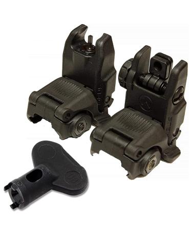 Flip up Sight Mb-us Gen 2nd Front and Rear Sight for Picatinny Weaver Rails