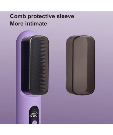 Buy Cordless Hair Straightener Brush - Portable Ionic Comb for All Hair Types | Compact Design & Constant Temperature - Buy Online on GoSupps.com