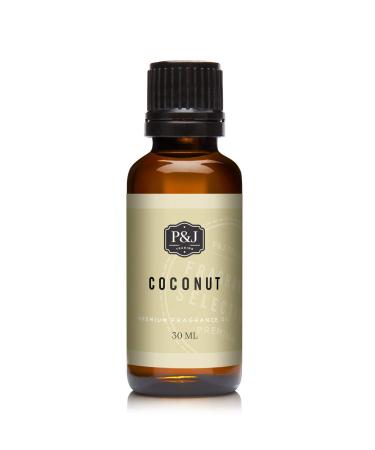 P&J Trading Coconut Fragrance Oil for Candle Making  Soap Making  Slime  Diffusers  Home  and Crafts - 30ml