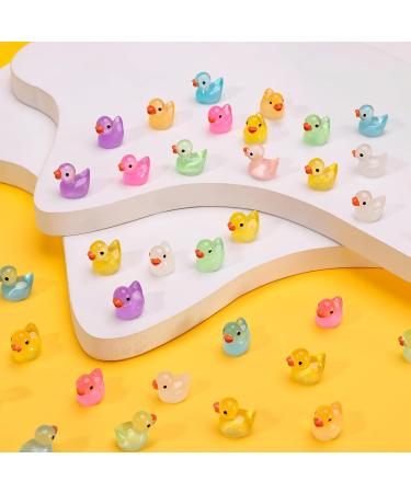 Buy Tiopeka Mini Duck Figures - 100 Colorful Tiny Resin Ducks for DIY Projects Aquariums Gardens & Dollhouses | Perfect Decor & Gift Ideas - Buy Online on GoSupps.com