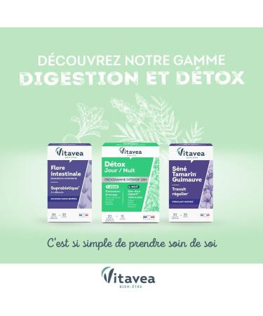 VITAVEA BIEN-ETRE - Detox Liver Wellness Elimination - Food Supplement Digestion Intestinal Comfort Drainer - Artichoke Black Radish Dandelion Lemon - 10 ampoules - Made in France - Buy Online on GoSupps.com