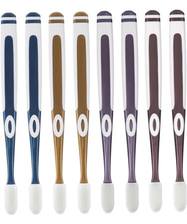 Minkissy 24 STK Nano Toothbrush Travel Set - Soft & Gentle Toothbrushes in Various Colors | Family Travel Accessories | Extra Soft Cleaning Brush - Buy Online on GoSupps.com