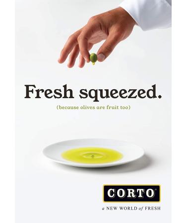 Corto TRULY 100% Extra Virgin Olive Oil 500ml Twin Pack - Cold Extracted with Floral Notes from Official Corto Olive Groves - Buy Online on GoSupps.com
