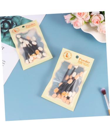 Hemoton 48 Pcs Brush Eyeshadow Sponge Tip Makeup Eye Cream Brush Smudge Eye Brush - Buy Online on GoSupps.com