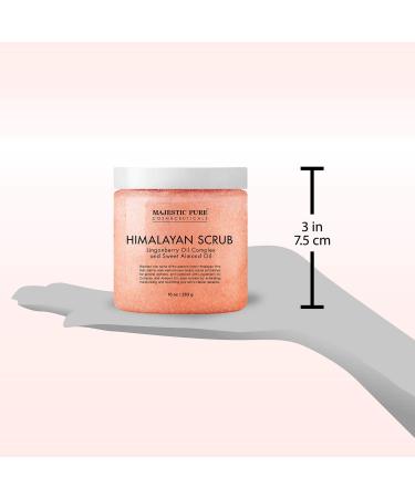 Exfoliating Himalayan Salt Body Scrub with Lingonberry | 10 oz Deep Cleansing Moisturizer for Women & Men - Buy Online on GoSupps.com