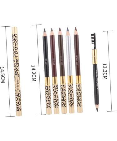 FRCOLOR 2 Pcs Makeup Pencils With Brush Double Design Long Lasting Natural Easy To Use - Buy Online on GoSupps.com