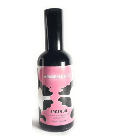 100% Pure Organic Argan Oil | Natural Cold Pressed | Hair & Skin Care | Cruelty-Free | 3.3 Fl Oz Pump Bottle | Wrangled & Co - Buy Online on GoSupps.com