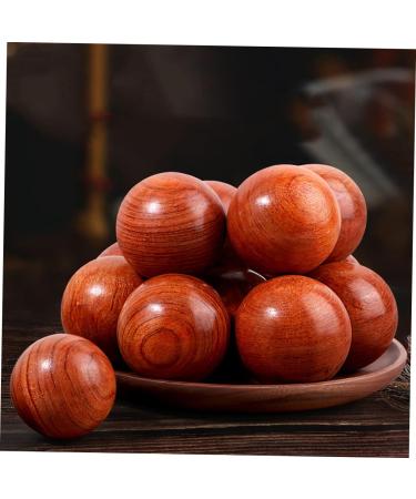 Frcolor 4-Piece Solid Wood Massage Ball Set - Leg & Foot Massage Device for Muscle Relief & Fasciitis Mahogany Fitness Balls - Buy Online on GoSupps.com