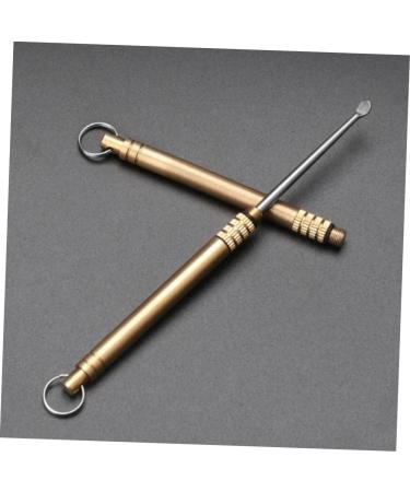Titanium Alloy Ear Digger Spoon - Portable Ear Wax Cleaner & Removable Spoon - Buy Online on GoSupps.com