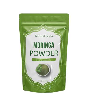 Organic Moringa Powder 100% Pure Leaf Powder USDA Organics Kosher Halal 100% Natural 8Oz (200g)