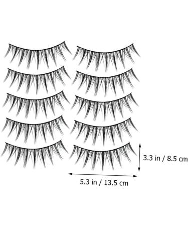 POPETPOP Mango 20 Pairs Fake Eyelashes Natural False Eyelashes False Lashes Women Eyelashes Lashes That Look Like Extensions Washing Capsules Soft Light Eye Lashes Japanese Fiber Set - Buy Online on GoSupps.com