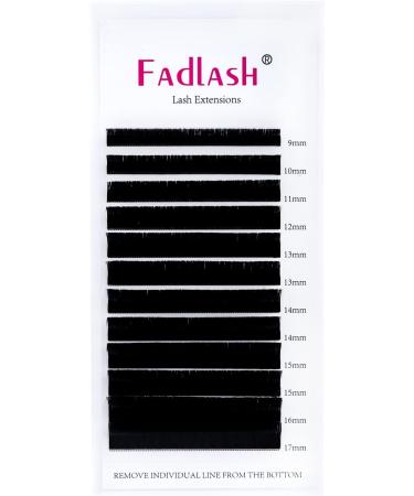 Fadlash Easy Fan Lashes D Curl 0.05 9-17mm Mixed Length Russian Lashes - Natural Look Self Fanning Eye Lashes - Automatic Blooming Eyelash Extensions - Buy Online on GoSupps.com