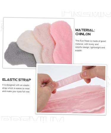 Buy 4pcs Plush Silk Eye Masks - Adjustable Blackout Sleeping Masks for Ultimate Comfort | International Shipping Available - Buy Online on GoSupps.com