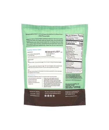 Cup4Cup Gluten Free Yellow Cake Mix - 1.32 lbs | Delicious & Easy Baking - Buy Online on GoSupps.com
