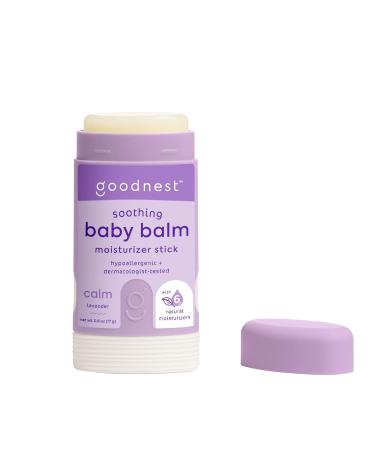 Goodnest Lavender Baby Balm Stick | Nourishing Balm for Dry & Sensitive Baby Skin | 6 Natural Moisturizers | Hypoallergenic | Refillable Silicone Case - Buy Online on GoSupps.com