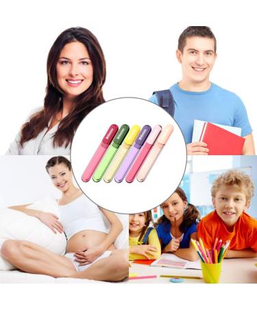 MiDenso Premium Glass Nail File with Case - Dual Sided Filer for Salon Quality Nail Shine - Beeswax Pink - Top Christmas Stocking Stuffer for Women - Buy Online on GoSupps.com