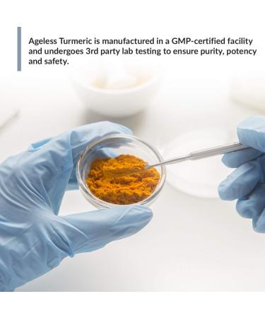 BioTrust Ageless Turmeric: CurcuWIN Extract for 46x Bioavailability - Long Lasting Curcumin with Ginger for Inflammation & Antioxidant Support - 60 Capsules - Buy Online on GoSupps.com
