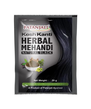 Buy Patanjali Kesh Kanti Herbal Mehandi Natural Black - Pack of 6 | Best Price & International Shipping - Buy Online on GoSupps.com