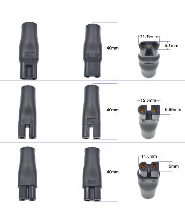 9 PCS Replacement 5V Power Cord Charger for Hair Clippers, Trimmers, Shavers, Beauty Instruments, Lamps, Purifiers - Buy Online on GoSupps.com