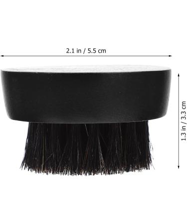 Fomiyes Wild Boar Bristle Hairbrush for Men | Taschbart Brush | Walnut Style Beard & Hair Care | 5.5x5.5cm - Perfect for Clean Styles - Buy Online on GoSupps.com