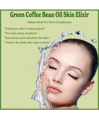 Natural Born Oils Green Coffee Bean Oil 8oz Organic Cold-Pressed Nutrient-Rich Skin Elasticity Booster Hair Nourisher - Buy Online on GoSupps.com