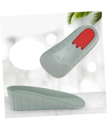 FRCOLOR Height Increase Shoe Inserts - Non-Slip Heel Lift Insoles & Cushions for All Shoes - Universal Grey 11x8cm - Buy Online on GoSupps.com