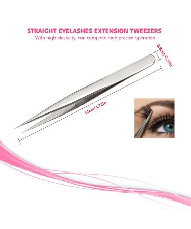 Eyelash Extension Tweezers Set - Stainless Steel Grafting Tools & Eyebrow Scissors for Perfect Eyelash Extensions - Buy Online on GoSupps.com