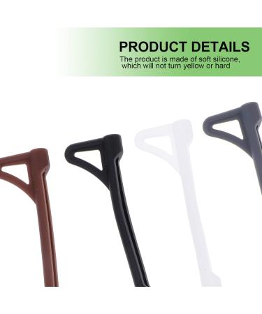 Exceart 10 Pairs Silicone Glasses Ear Grip Hooks | Soft Comfortable Anti-Slip Temple Tips for Glasses & Sunglasses - Buy Online on GoSupps.com