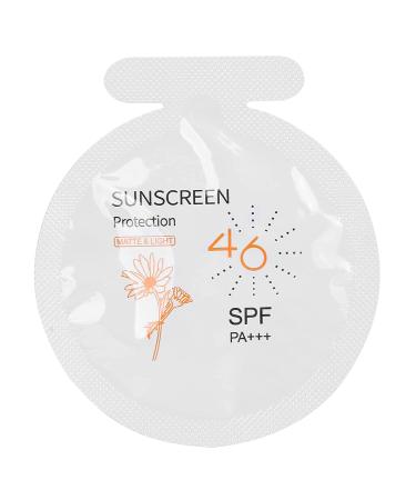 SPF46+ Moisturizing Sunscreen 3ml x 20 Bags - Portable Waterproof & Sweatproof Sunblock for Face, Neck, Legs & Body - Daily Use & Travel - Buy Online on GoSupps.com