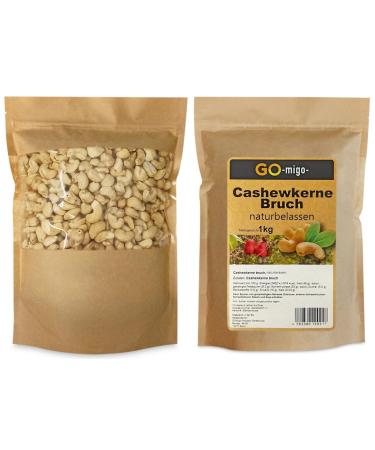 Buy 1kg Premium Broken Cashew Nuts - Fresh & Top Quality | International Shipping Available - Buy Online on GoSupps.com